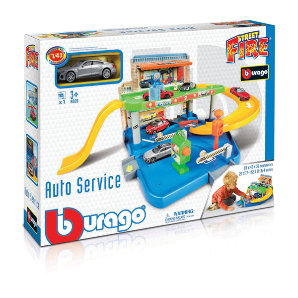 STREET FIRE 1:43 CAR SERVICE GARAGE