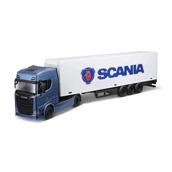 1:43 Scale Street Fire Trucks with Trailer - Scania S730