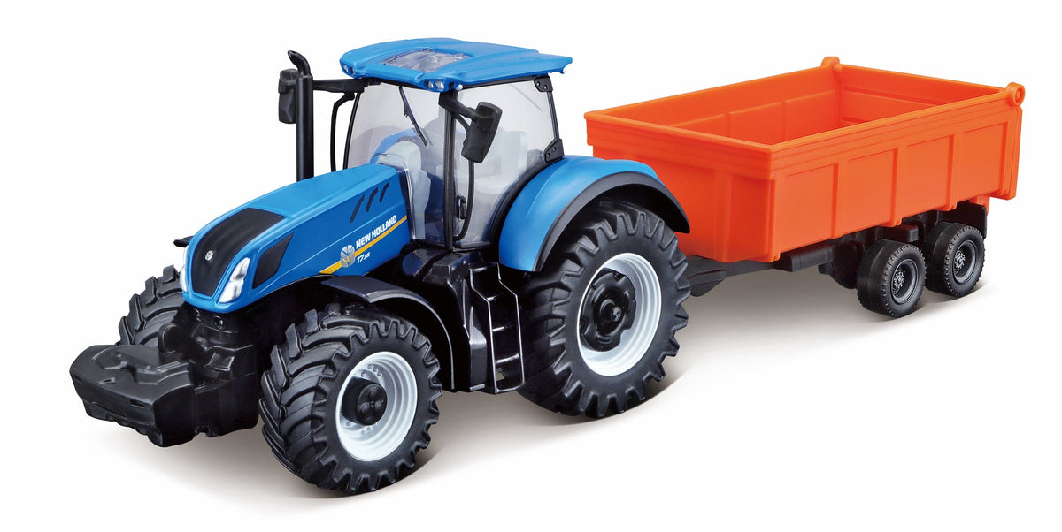 NEW HOLLAND T7.315 TRACTOR 10 CM WITH DUMP TRAILER