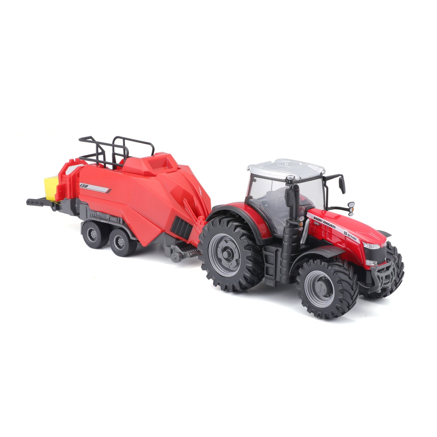 10 CM MASSEY FERGUSON 8740S TRACTOR WITH BALER HITCH