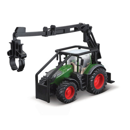 TRACTEUR FENDT 1050 VARIO DE 10 CM AVEC CHARGEUR FRONTAL ET 3 GRUMES