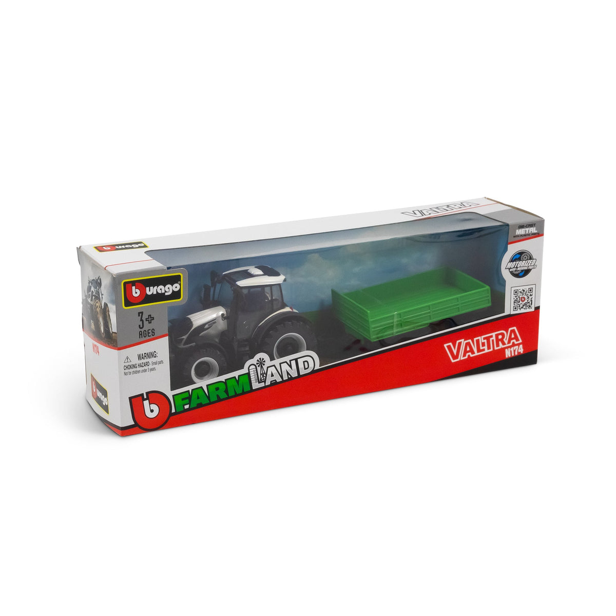 VALTRA M2\Q TRACTOR 10CM WITH TIPPING TRAILER