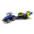 TRACTEUR NEW HOLLAND T7.315 DE 10 CM AVEC CULTIVATEUR