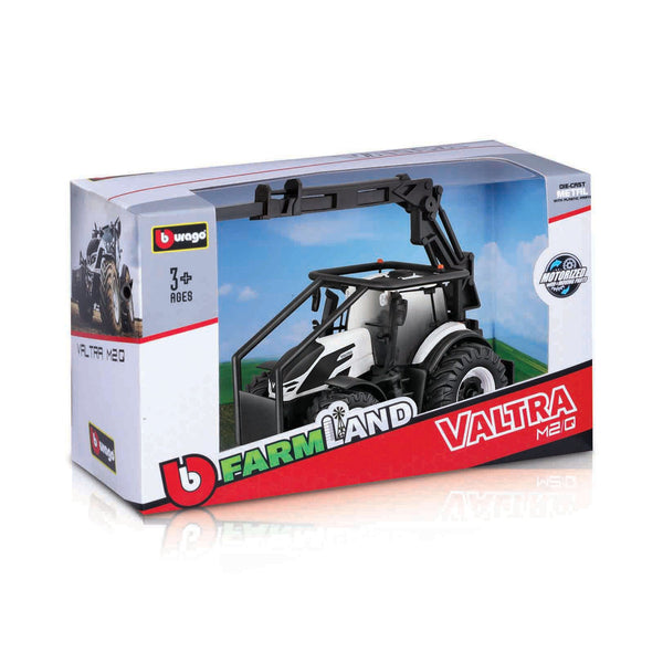TRACTEUR VALTRA M2\Q 10CM AVEC CHARGEUR FRONTAL ET 3 BÛCHES