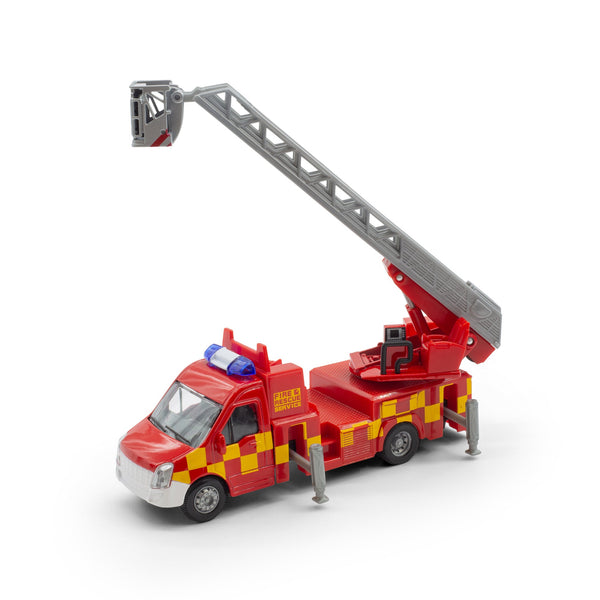 VÉHICULES MUNICIPAUX CAMION DE POMPIERS AVEC ÉCHELLE TOURNANTE