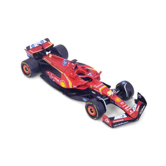 1:43 F1 2024 FERRARI SF-24 LECLERC IN 12-PIECE DISPLAY