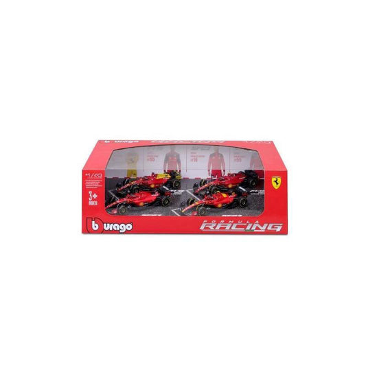4-piece F1 Ferrari Charles Leclerc 1:43 Scale Set