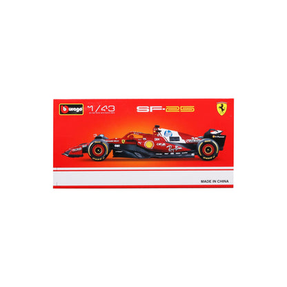 1:43 F1 FERRARI SF-25 2025 HAMILTON IN 12PC DISPENSER