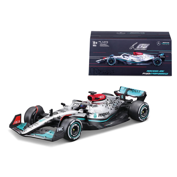 1:43 F1 MB W13 E PERFORMANCE 2022 WITH RUSSELL HELMET