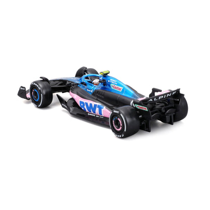 1:43 F1 BWT ALPINE F1 TEAM A523 2023 WITH GASLY HELMET