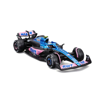 1:43 F1 BWT ALPINE F1 TEAM A523 2023 WITH GASLY HELMET