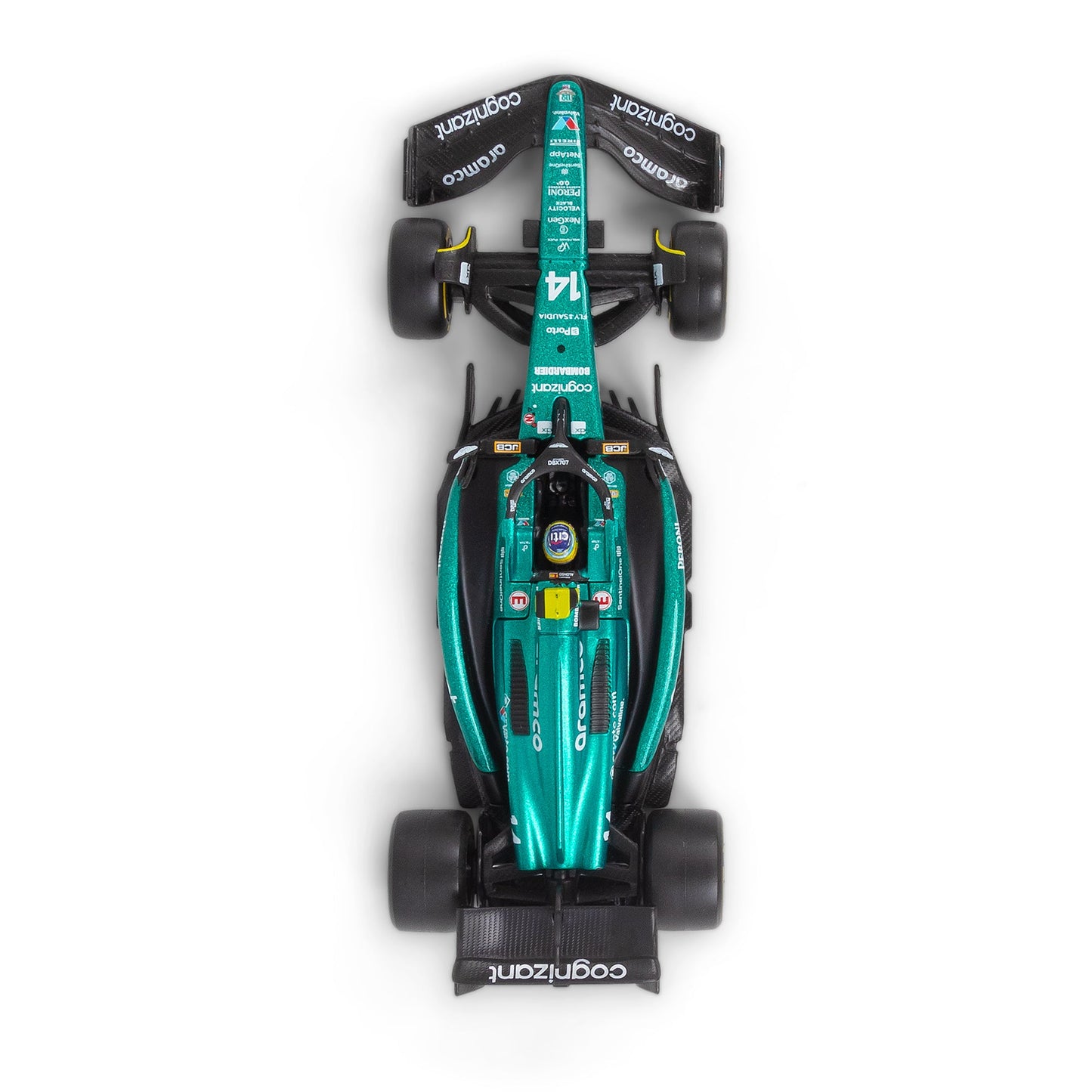 1:43 F1 ASTON MARTIN 2023 AMR23 AVEC CASQUE ALONSO
