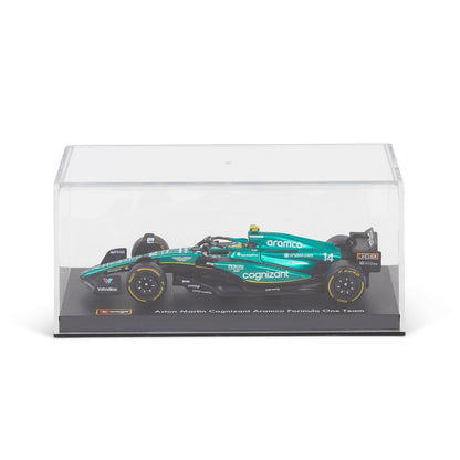 1:43 F1 ASTON MARTIN 2023 AMR23 AVEC CASQUE ALONSO