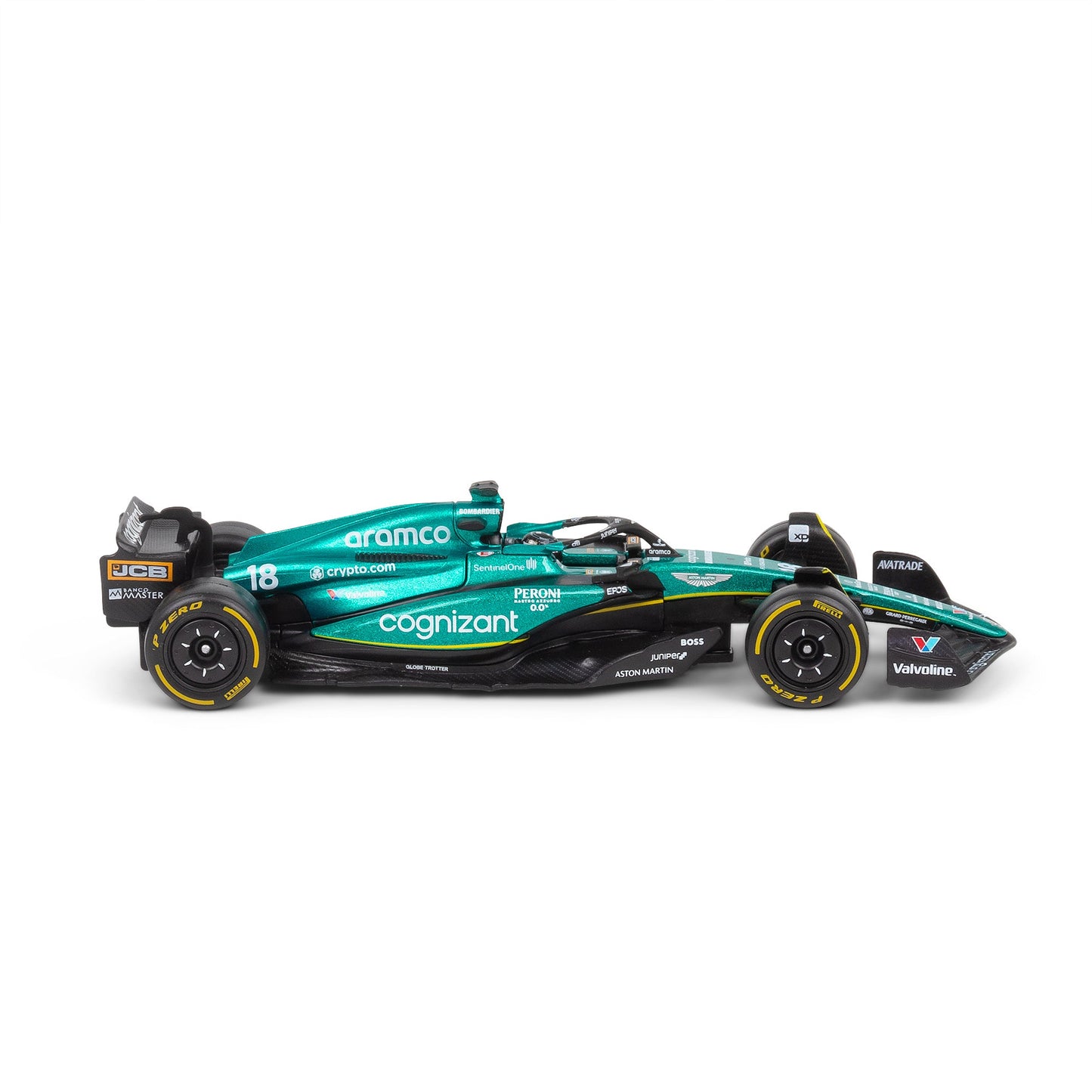 1:43 F1 ASTON MARTIN 2023 AMR23 WITH HELMET WALK