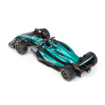 1:43 F1 ASTON MARTIN 2023 AMR23 WITH HELMET WALK