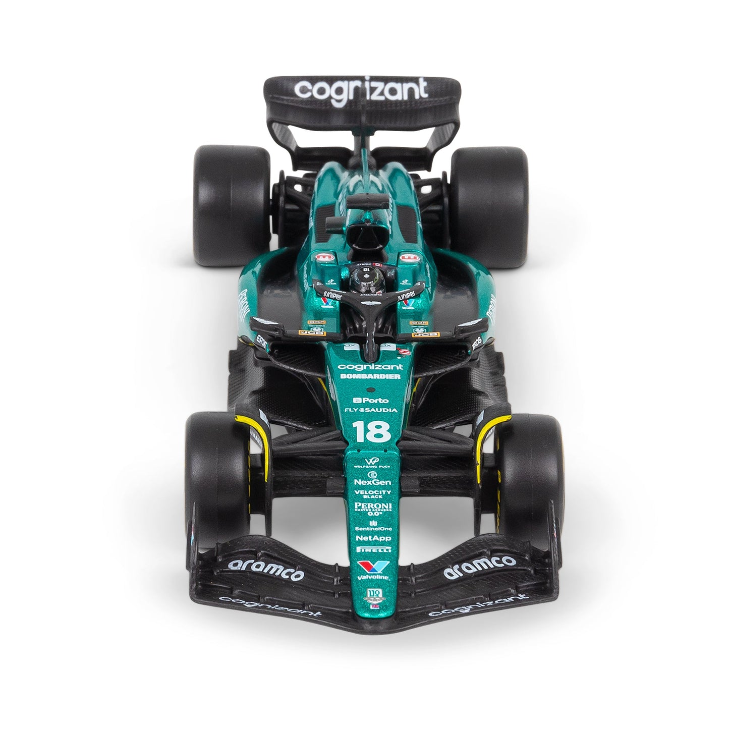 1:43 F1 ASTON MARTIN 2023 AMR23 WITH HELMET WALK