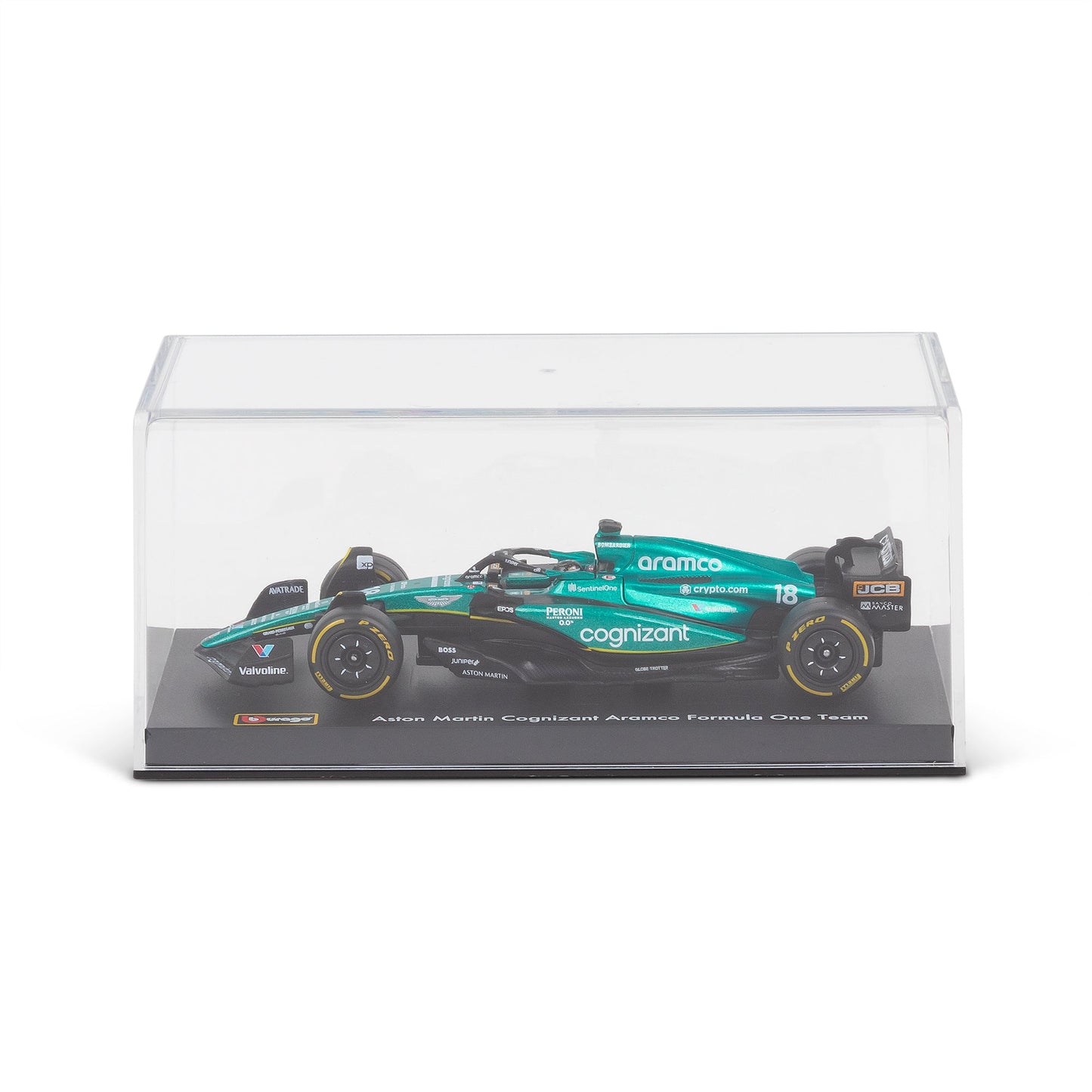1:43 F1 ASTON MARTIN 2023 AMR23 WITH HELMET WALK