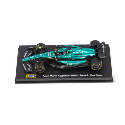 1:43 F1 ASTON MARTIN 2023 AMR23 WITH HELMET WALK