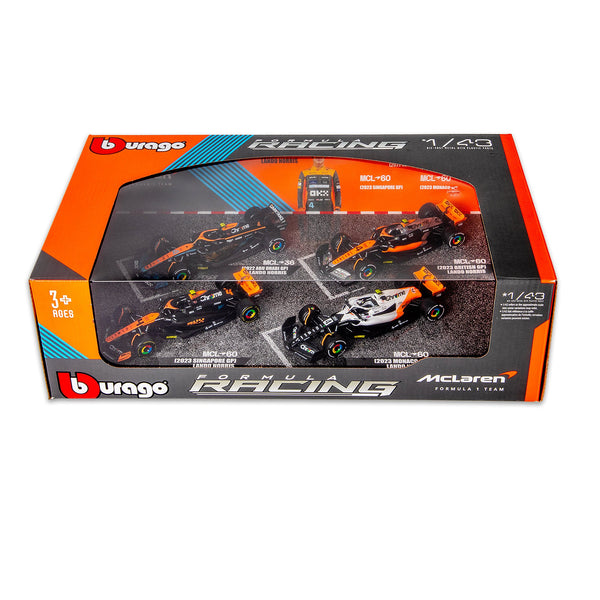 McLaren Lando Norris F1 4-Moment Box Set 1:43 Scale