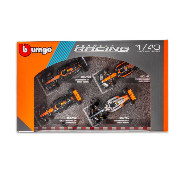 McLaren Lando Norris F1 4-Moment Box Set 1:43 Scale