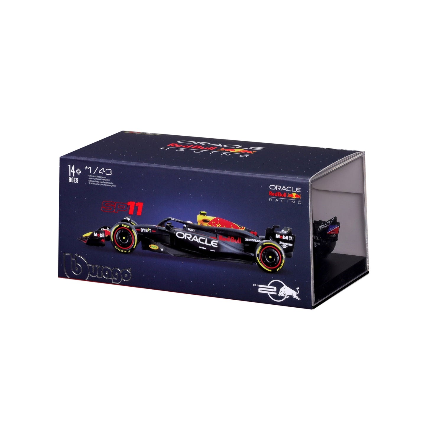1:43 F1 RED BULL RACING RB20 2024 AVEC CASQUE PEREZ