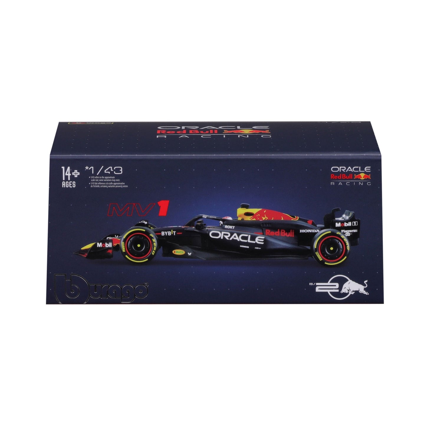 1:43 F1 RED BULL RACING RB20 2024 WITH VERSTAPPEN HELMET