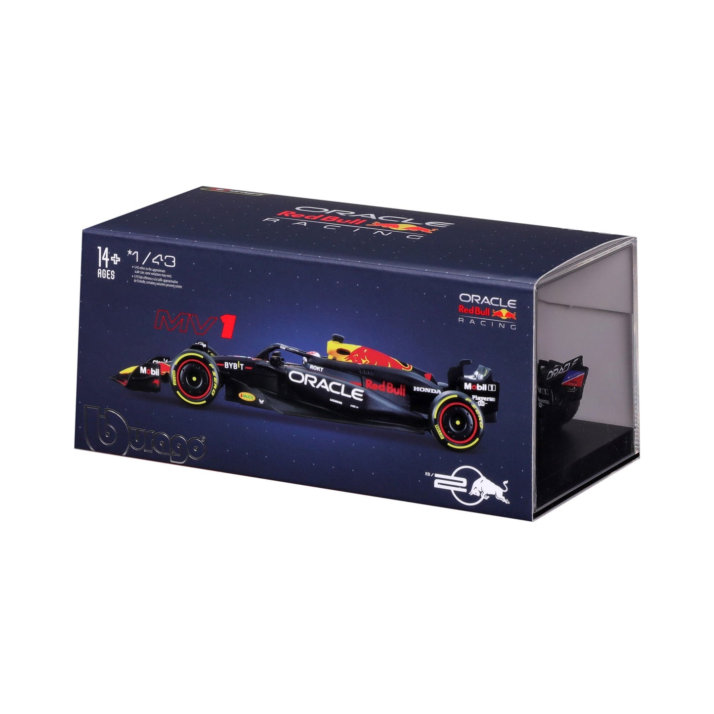1:43 F1 RED BULL RACING RB20 2024 WITH VERSTAPPEN HELMET