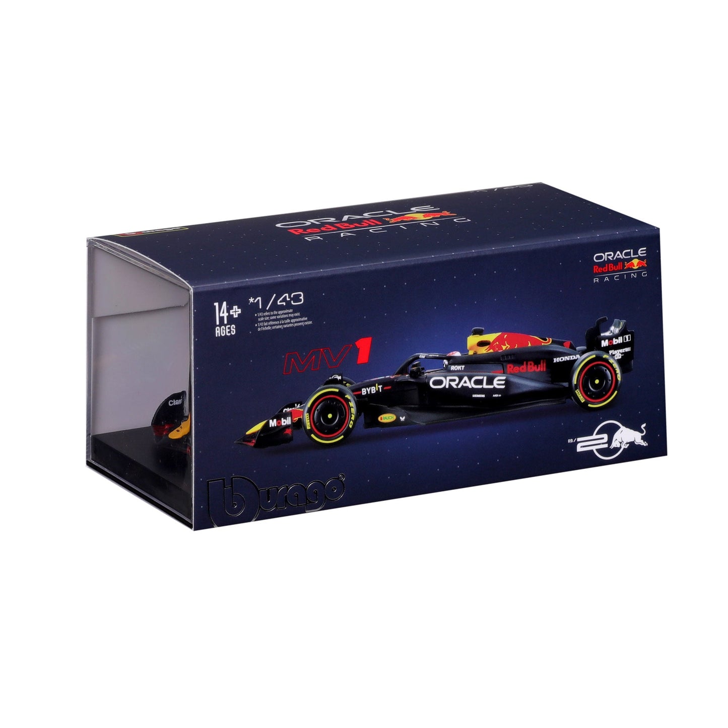 1:43 F1 RED BULL RACING RB20 2024 WITH VERSTAPPEN HELMET