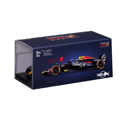 1:43 F1 RED BULL RACING RB20 2024 WITH VERSTAPPEN HELMET