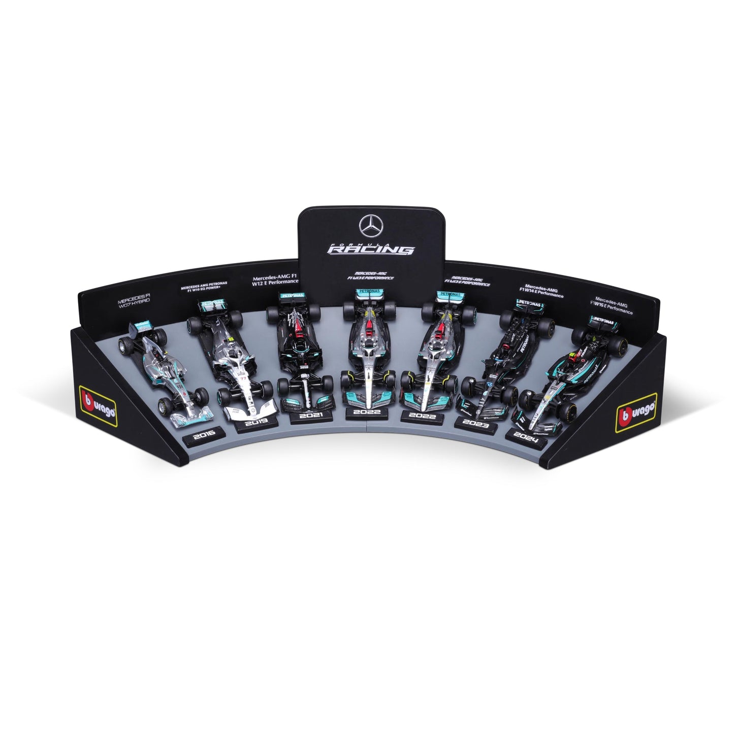 Mercedes AMG F1 1:43 Luxury Gift Set with Stand