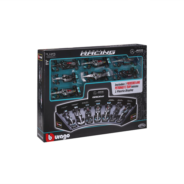 Mercedes AMG F1 1:43 Luxury Gift Set with Stand