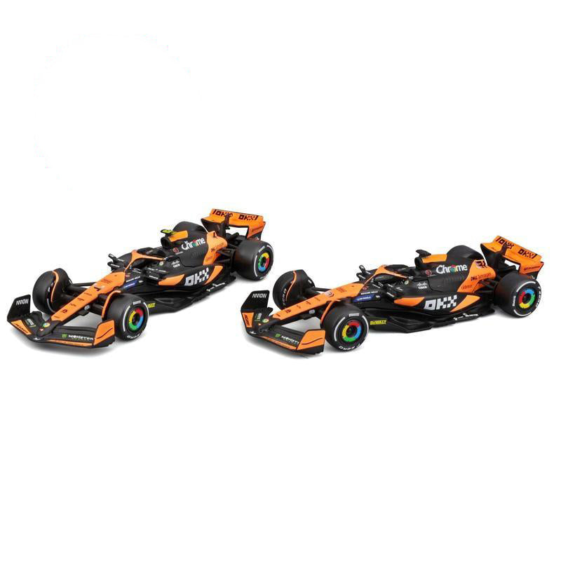 1:43 F1 MCLAREN MCL38 2024 PIASTRI IN A 12-PIECE DISPLAY