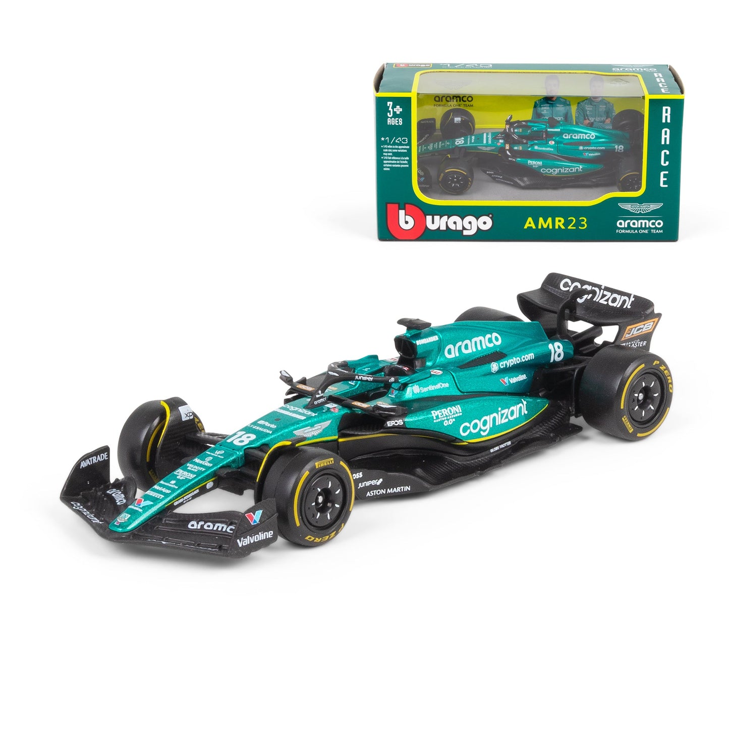 1:43 F1 ASTON MARTIN 2023 AMR23 SHOWROOM WALK AROUND