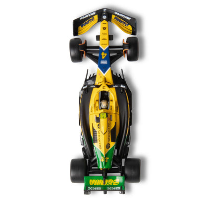 1:43 F1 MCLAREN MCL38 2024 WITH NORRIS SENNA LIVERY HELMET
