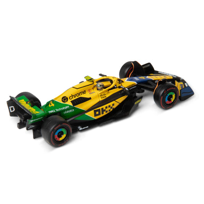 1:43 F1 MCLAREN MCL38 2024 WITH NORRIS SENNA LIVERY HELMET