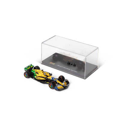 1:43 F1 MCLAREN MCL38 2024 WITH HELMET PIRELLI SENNA LIVERY