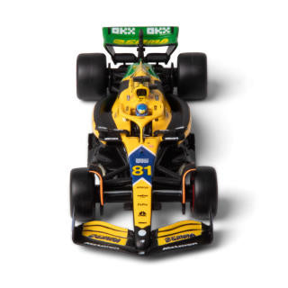 1:43 F1 MCLAREN MCL38 2024 WITH HELMET PIRELLI SENNA LIVERY