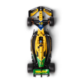 1:43 F1 MCLAREN MCL38 2024 WITH HELMET PIRELLI SENNA LIVERY