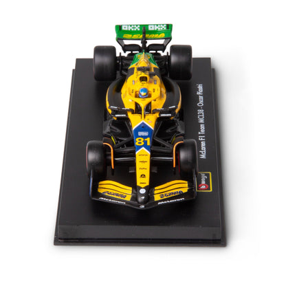 1:43 F1 MCLAREN MCL38 2024 WITH HELMET PIRELLI SENNA LIVERY