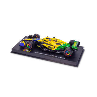 1:43 F1 MCLAREN MCL38 2024 WITH HELMET PIRELLI SENNA LIVERY