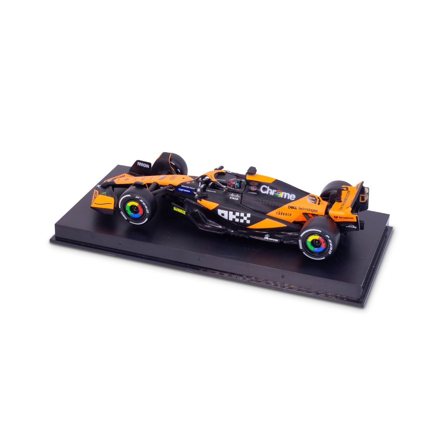 1:43 F1 MCLAREN MCL38 2024 WITH PIASTRI HELMET