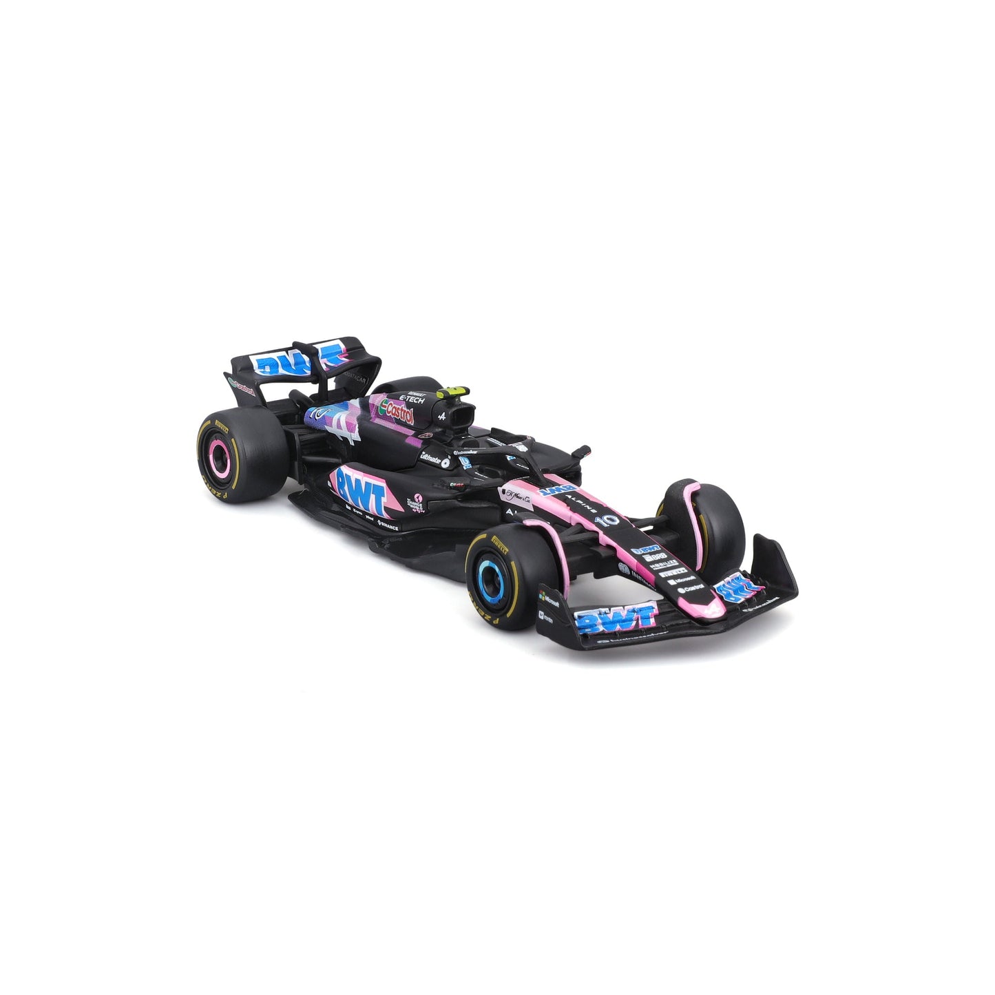 1:43 F1 BWT ALPINE F1 TEAM A524 2024 WITH GASLY HELMET