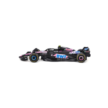 1:43 F1 BWT ALPINE F1 TEAM A524 2024 WITH GASLY HELMET