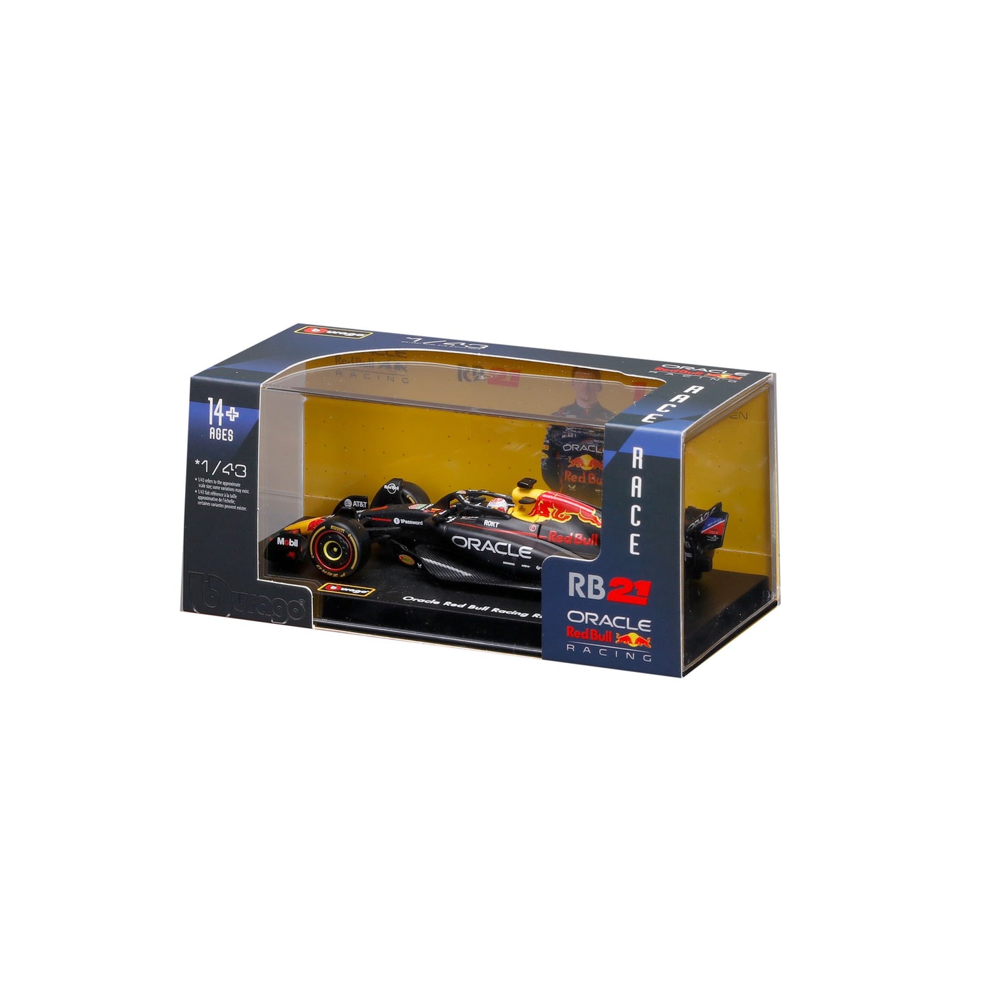1:43 F1 RED BULL RACING RB21 2025 VERSTAPPEN WITH HELMET