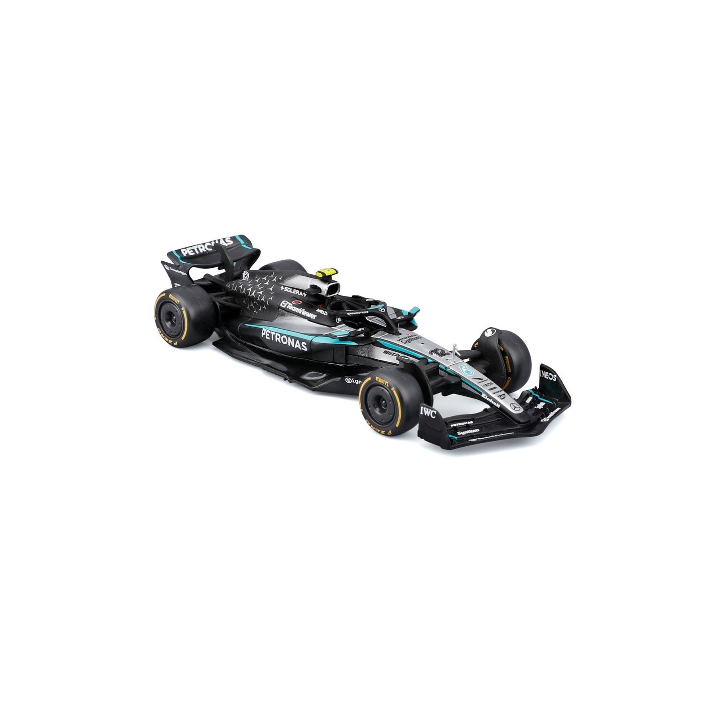 1:43 F1 MERCEDES AMG W16 2025 ANTONELLI IN 12PC DISPLAY BOX
