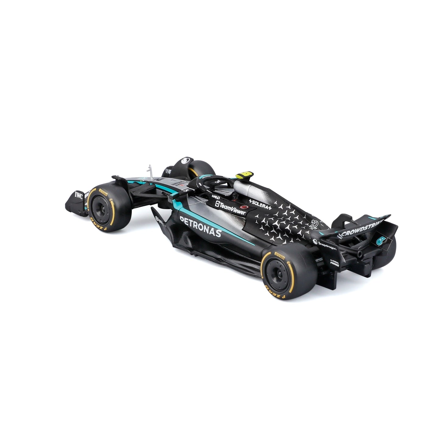1:43 F1 MERCEDES AMG W16 2025 ANTONELLI IN 12PC DISPLAY BOX