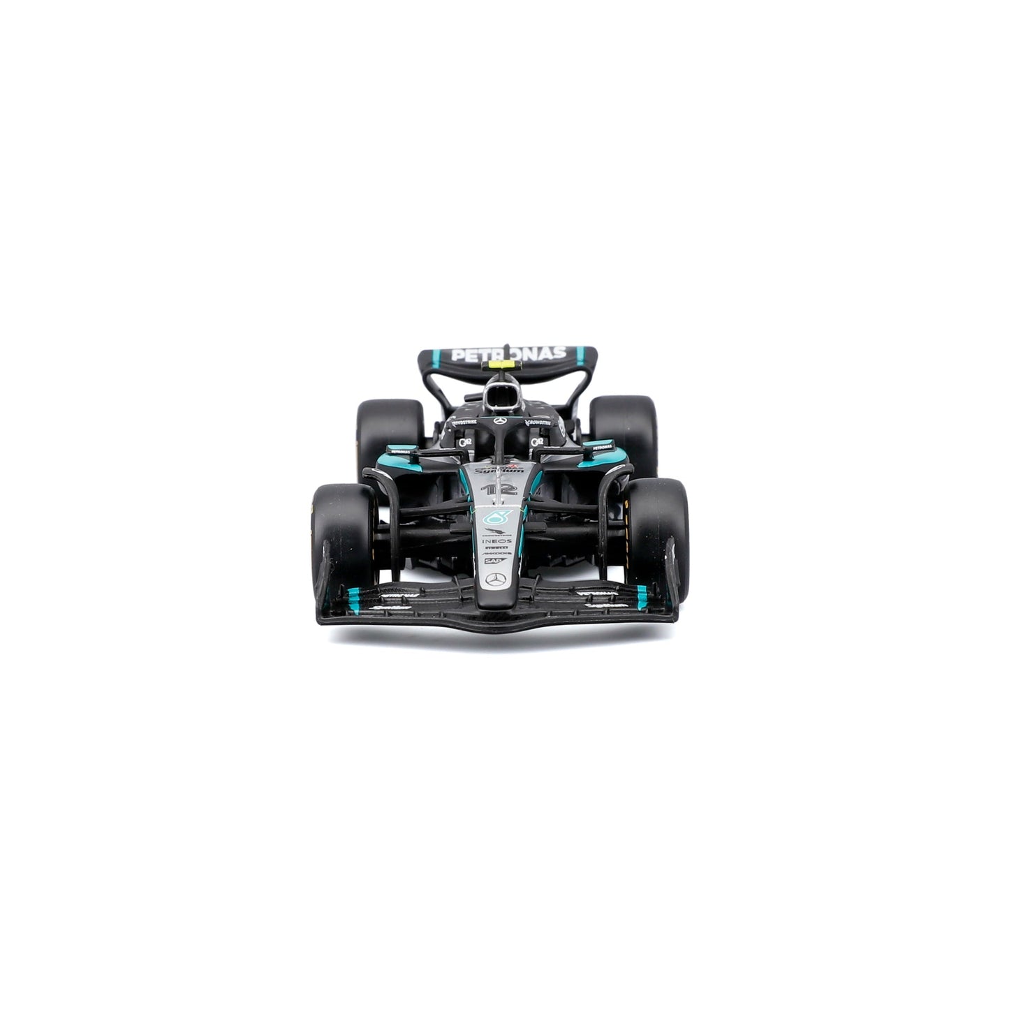 1:43 F1 MERCEDES AMG W16 2025 ANTONELLI IN 12PC DISPLAY BOX