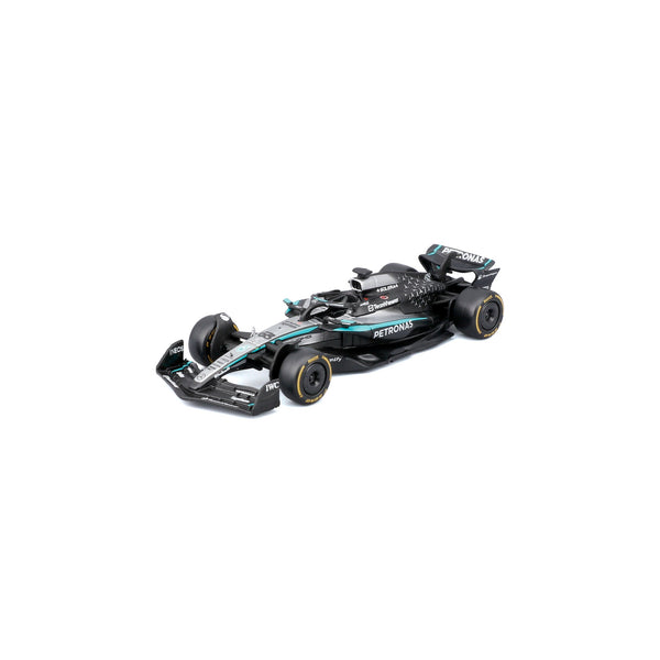 1:43 F1 MERCEDES AMG W16 2025 RUSSELL IN 12PC DISPLAY