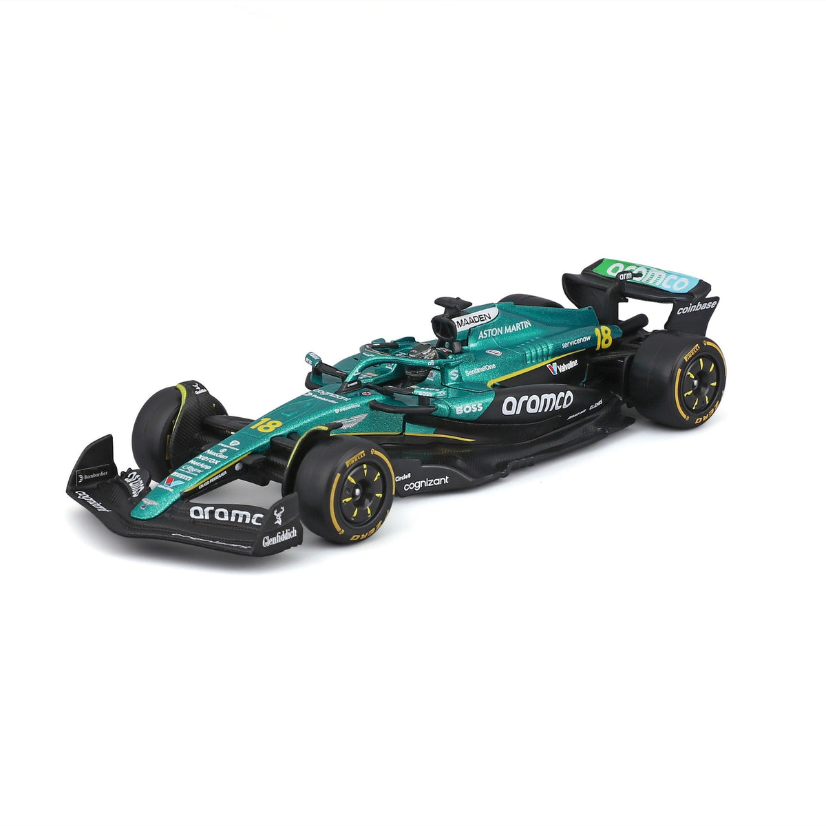 1:43 F1 ASTON MARTIN AMR25 2025 STROLL WITH HELMET
