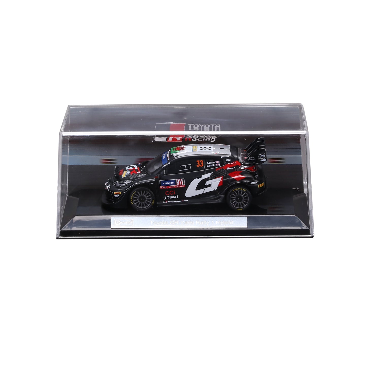 1:43 TOYOTA GAZOO RACING WRC YARIS RALLY 1 HYBRID #33